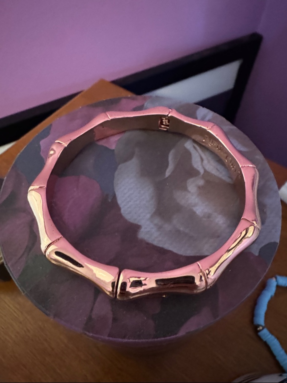 Rustic Cuff Rose Gold Metal Cuff Bracelet